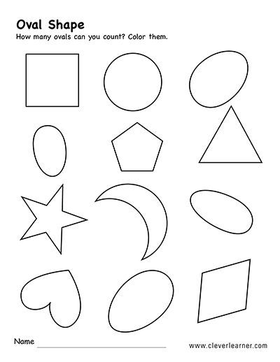 Free Kids Activities on Shapes