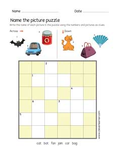 Picture puzzle printables for 7 year old kids