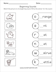 I Spy Beginning Sounds Activity