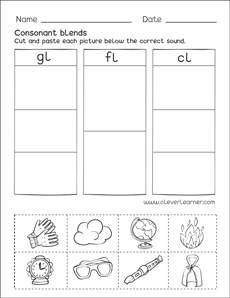 Consonant blends with l