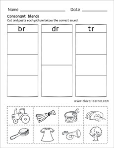 Consonant blends with r