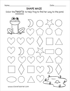 Heart Maze Activities for Kids