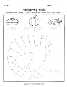 Thanksgiving Activities for preschool kids