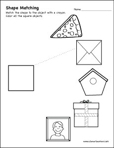 Free Square Shape Activity Worksheets For Children – CleverLearner ...