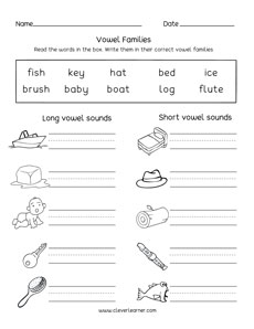 Short Vowel Word Family