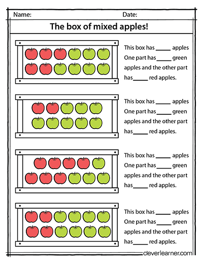 Part Part Whole Addition printables